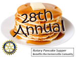 Rotary Pancake Supper